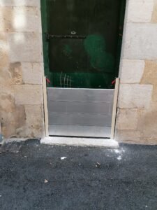 Anti-flooding system for doors