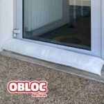 Saco tubular anti inundación OBLOC para puerta corredera